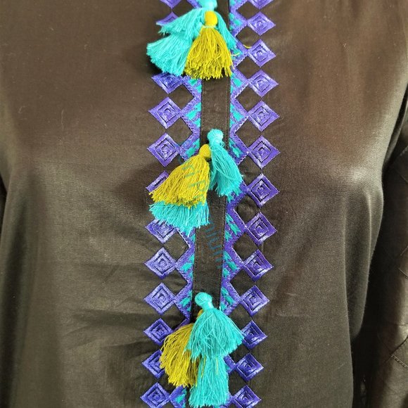 Pakistani Branded Embroidered Cotton/Lawn Kurti Tunic Kameez Shirt Top Small NEW - Picture 3 of 7